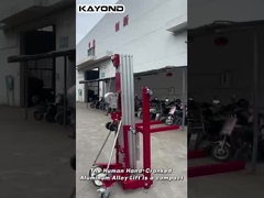 L'ascensore in lega di alluminio a manovra