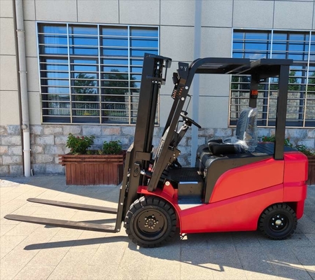 2204lb 6.56ft 2meters Heavy Duty Four Wheels Full Electric Forklift
