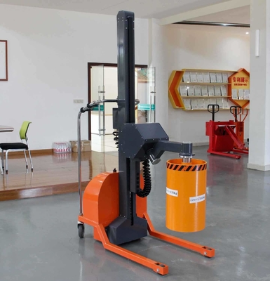 Dc Motor Semi Electric Pneumatic Roll Turner Stacker With 12v/120ah Battery For Small Roll Lifting