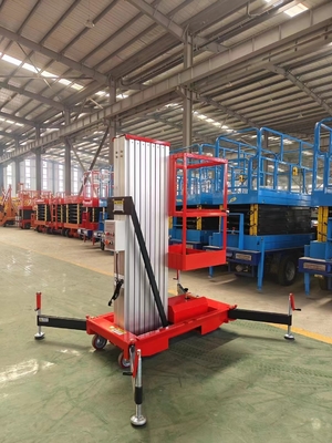 First Class Lifter Aluminum Alloy Single Mast Scissor Lift