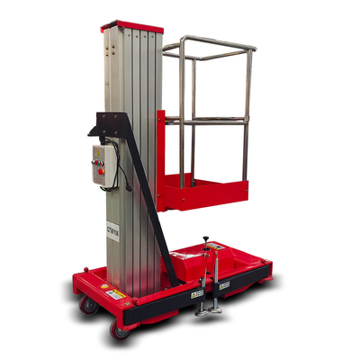 First Class Lifter Aluminum Alloy Single Mast Scissor Lift