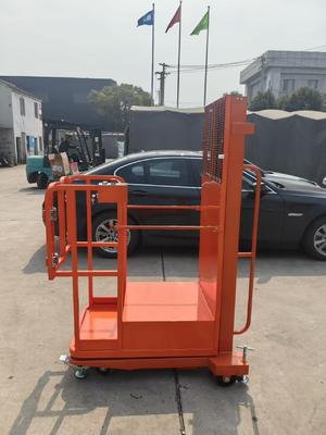 CE Approved 300kg 0.3ton Powered Semi-Electric Aerial Order Picker Stock Automatic Handling Retail Printing Shops Hotels