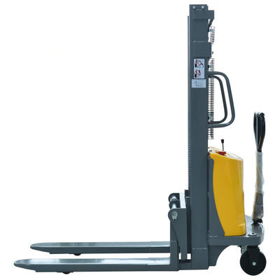 Semi Electric Pallet Stacker 1700mm Length For Enhanced Productivity