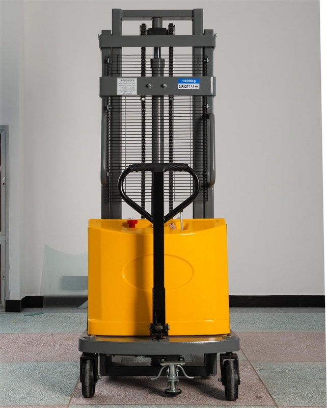Semi Electric Pallet Stacker 1700mm Length For Enhanced Productivity