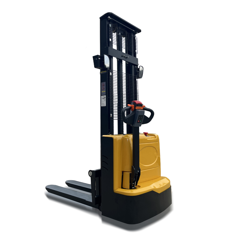 1500kg Walkie Electric Stacker Forklift with 1-5m Lift Height