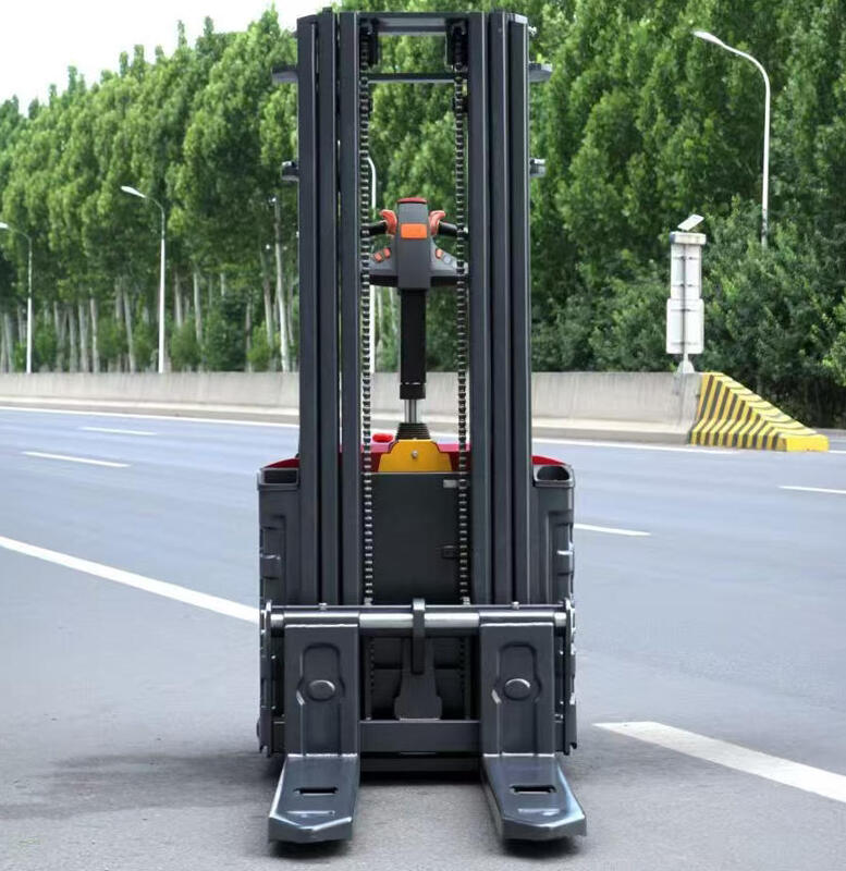 Dual Lift Electric Stacker 2 Ton Capacity 3 Meter Lift Built for Space Limited Storage Areas