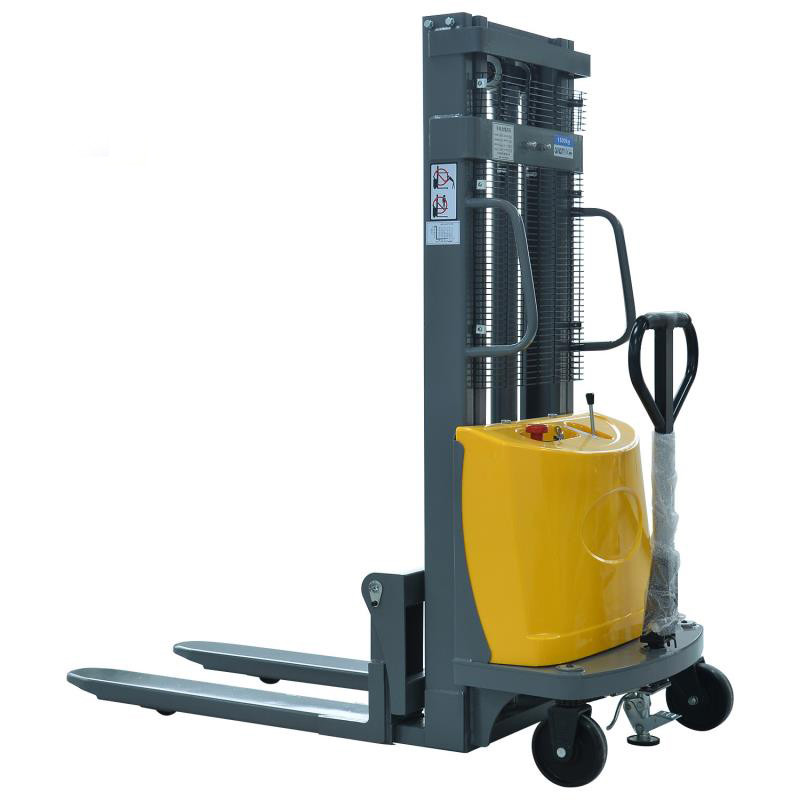 Semi Electric Pallet Stacker 1700mm Length For Enhanced Productivity