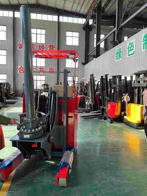 Migliora il tuo processo di produzione con la raccolta di carta per carrelli elevatori elettrici e l'accumulo di mandrel